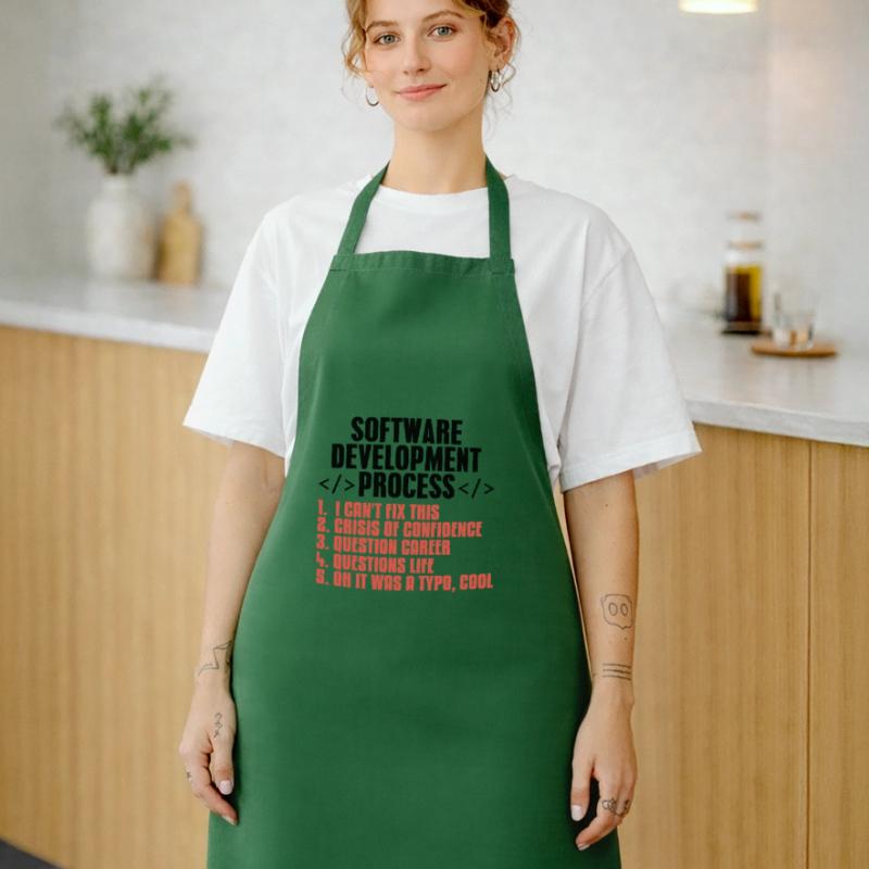 Programmierer Coder Softwareentwickler Geschenk Kochschürze