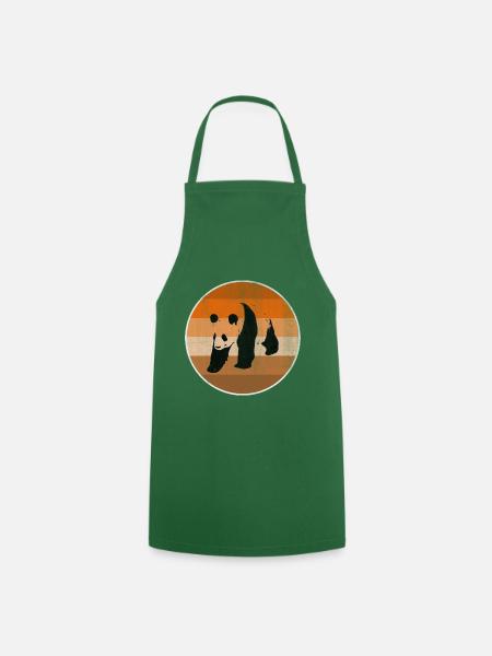 panda - Cooking Apron - green
