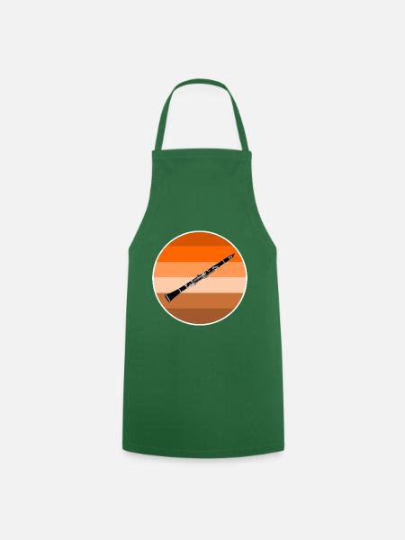 clarinette - Tablier de cuisine - vert foncé