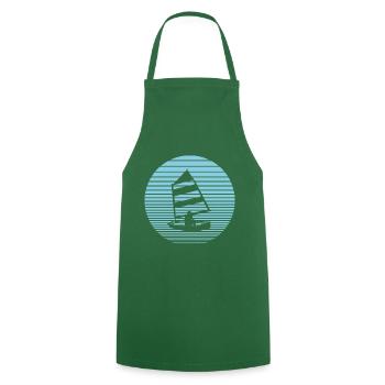 Sail - Cooking Apron - green - Front - AI Model Male 185 dark (185cm)