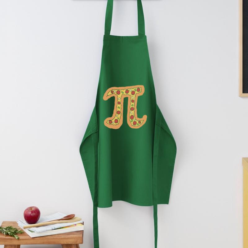 Pizza Pi Funny Visual Math Pun Gift Cooking Apron