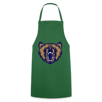 Bärengesicht Club Logo - Kochschürze - Grün - Vorne - AI Model Male 185 dark (185cm)