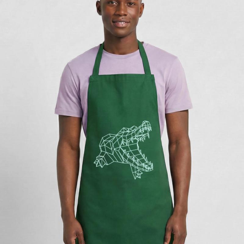 WireFrame graphique de crocodile, conception Paperwolf Tablier de cuisine