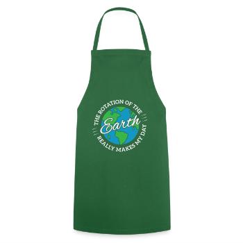 The Rotation Of The Earth Gift - Cooking Apron - green - Front - AI Model Male 185 dark (185cm)