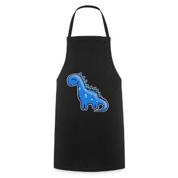 Dino - Tablier de cuisine - noir - Devant - AI Model Male 185 dark (185cm)