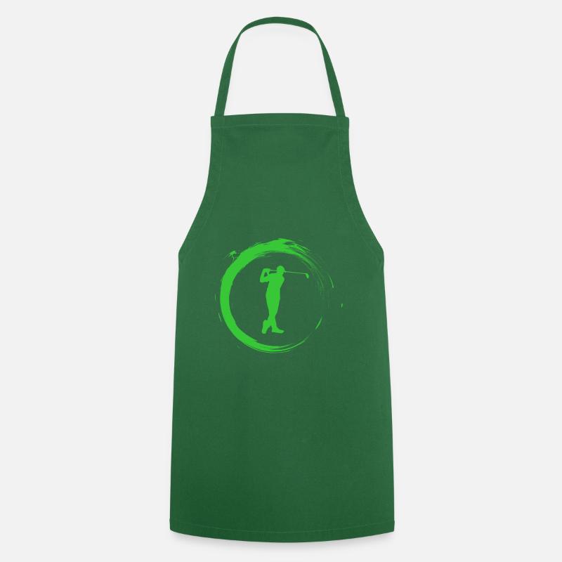 golfeurs - Tablier de cuisine - vert foncé