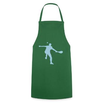 pelote basque silhouette 4 - Tablier de cuisine - vert foncé - Devant - AI Model Male 185 dark (185cm)