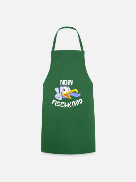 Moin Fischkopp - Kochschürze - Grün