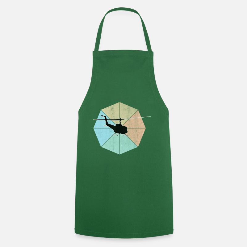 helicopter - Cooking Apron - green