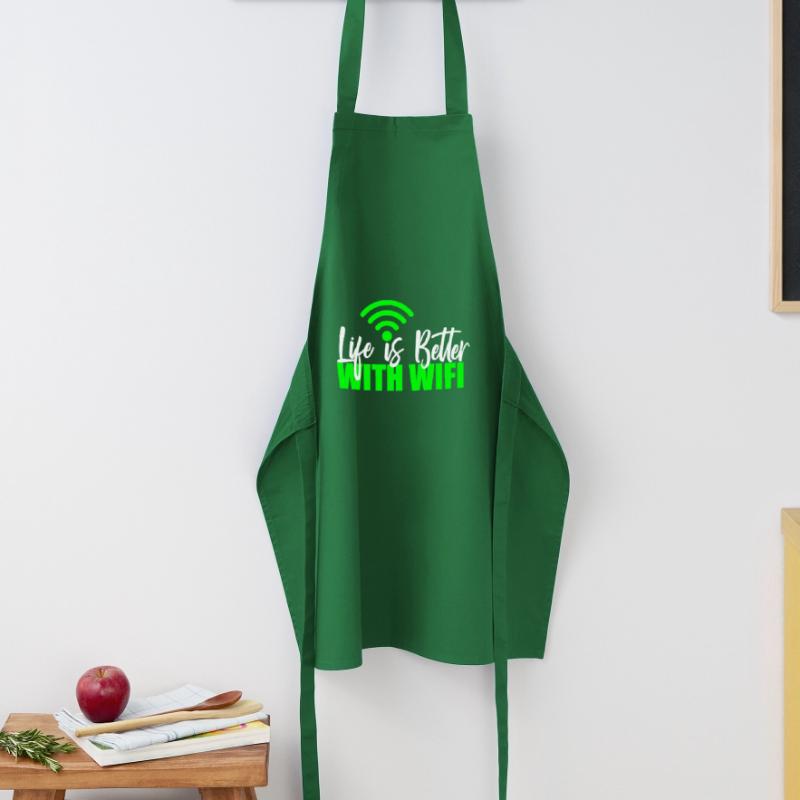 Wlan Wifi Informatiker Programmierer Geek Geschenk Kochschürze