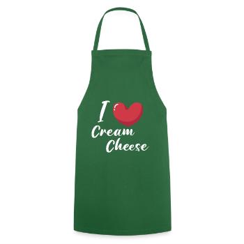 I Love Cheese - Kochschürze - Grün - Vorne - AI Model Male 185 dark (185cm)