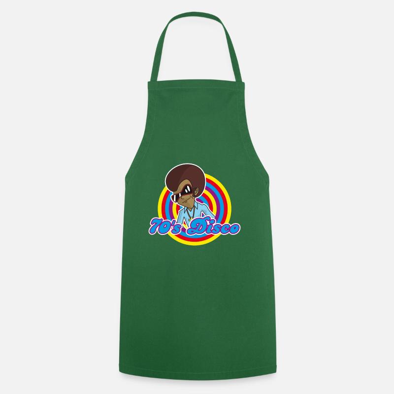 70's disco - Cooking Apron - green
