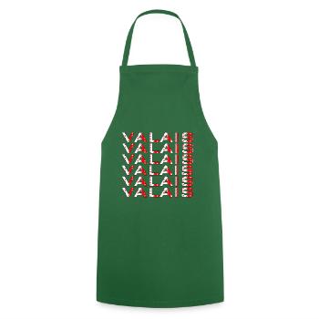 valais - Cooking Apron - green - Front - AI Model Male 185 dark (185cm)