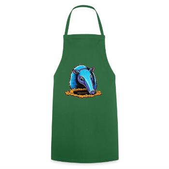 Anteater - Cooking Apron - green - Front - AI Model Male 185 dark (185cm)