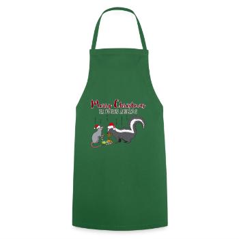 Frohe Weihnachten Ya Filthy Animals Geschenkidee - Kochschürze - Grün - Vorne - AI Model Male 185 dark (185cm)