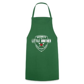 Sécurité petit cadeau de protection Squad - Tablier de cuisine - vert foncé - Devant - AI Model Male 185 dark (185cm)
