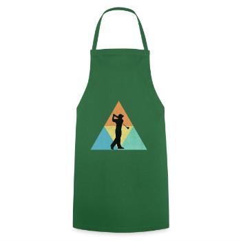 golf - Cooking Apron - green - Front - AI Model Male 185 dark (185cm)