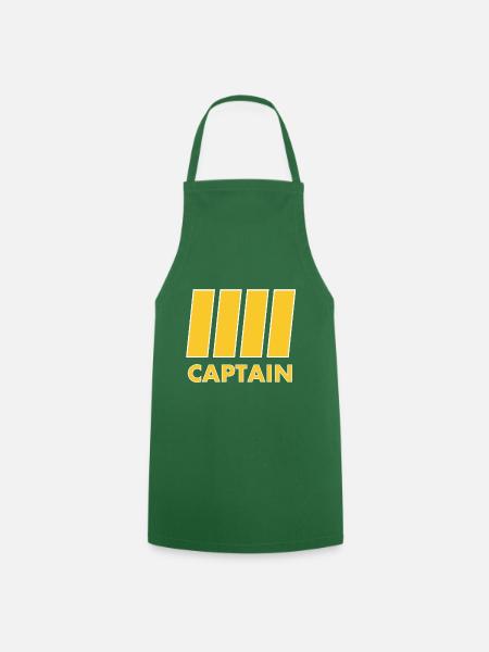 Captain - Kochschürze - Grün