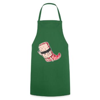 lustiges Sushi Superheld Motiv Geschenk - Kochschürze - Grün - Vorne - AI Model Male 185 dark (185cm)