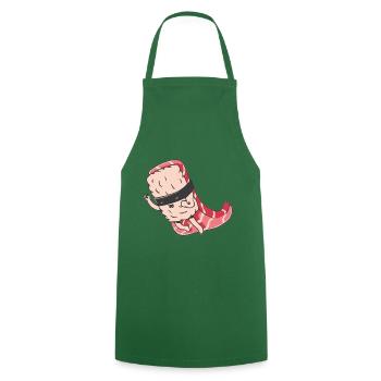 Sushi Superheld Illustration Geschenk - Kochschürze - Grün - Vorne - AI Model Male 185 dark (185cm)