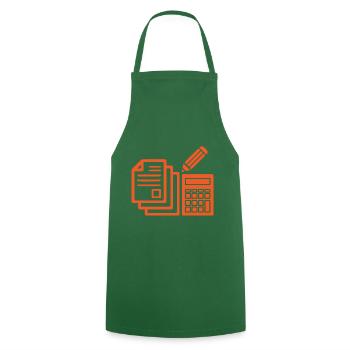 Office Work Shirt · Calculator · Job Gift - Cooking Apron - green - Front - AI Model Male 185 dark (185cm)