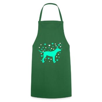 Labrador - Tablier de cuisine - vert foncé - Devant - AI Model Male 185 dark (185cm)