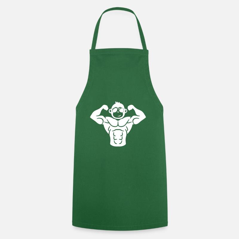 affe musculation - Tablier de cuisine - vert foncé