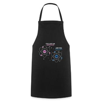 Funny Chemistry I've Lost Electrons - Kochschürze - Schwarz - Vorne - AI Model Male 185 dark (185cm)