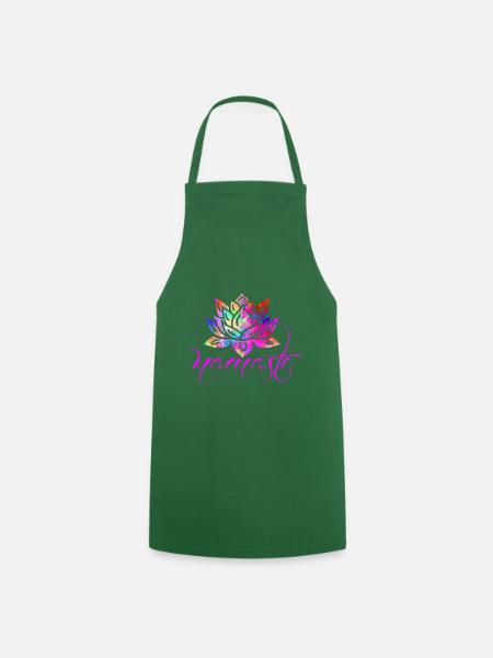 Lotus Flower Namaste - Kochschürze - Grün