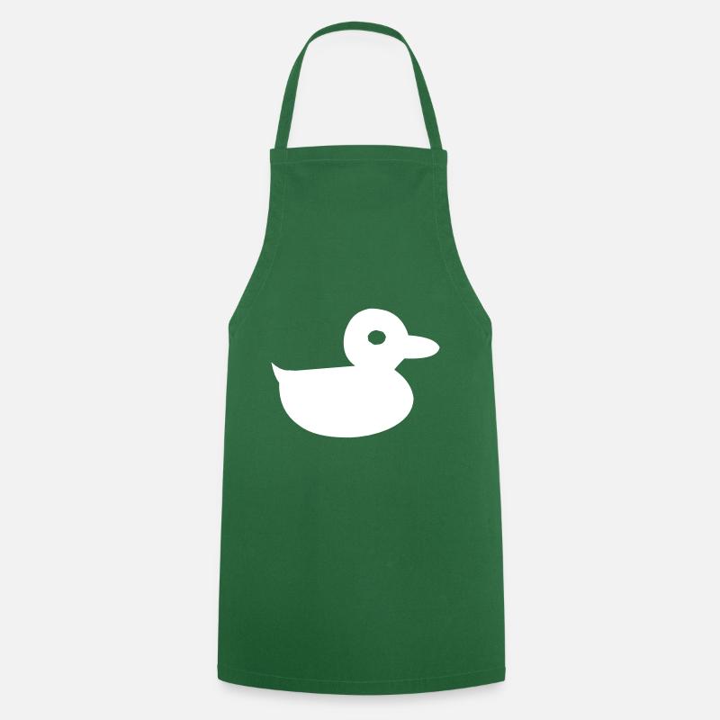 Cute duck - Cooking Apron - green