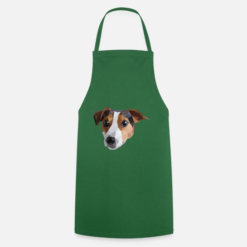 Jack Russel - Cooking Apron - green