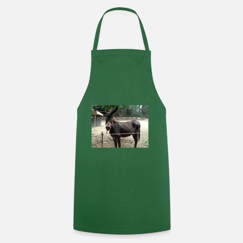 Âne - Tablier de cuisine - vert foncé
