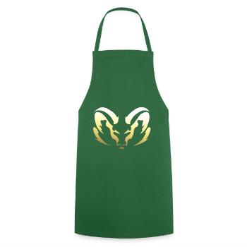 Aries gold star sign tattoo gift - Cooking Apron - green - Front - AI Model Male 185 dark (185cm)