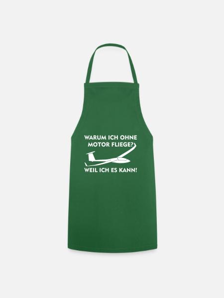 Segelfliegen Segelflieger T-Shirt Geschenk Pilot - Kochschürze - Grün