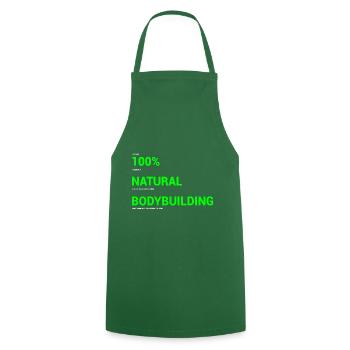 100 Natural Bodybuilder Steroide Geschenk - Kochschürze - Grün - Vorne - AI Model Male 185 dark (185cm)