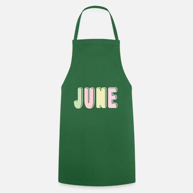 June - Cooking Apron - green