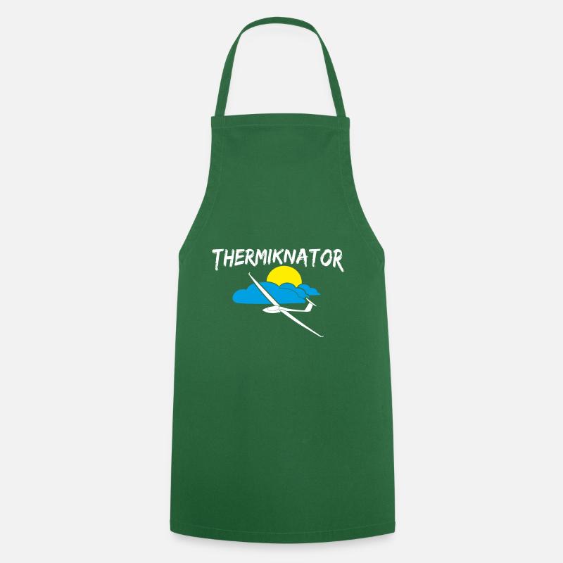 Thermal glider gliders glide funny gift idea - Cooking Apron - green