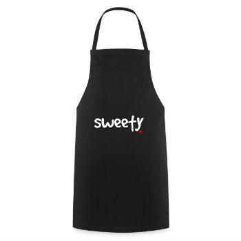 Sweety - Tablier de cuisine - noir - Devant - AI Model Male 185 dark (185cm)