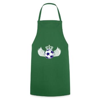 Football Logo Coat of Arms Colorful - Cooking Apron - green - Front - AI Model Male 185 dark (185cm)