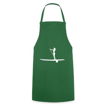 Stand Up Paddle - Kochschürze - Grün - Vorne - AI Model Male 185 dark (185cm)