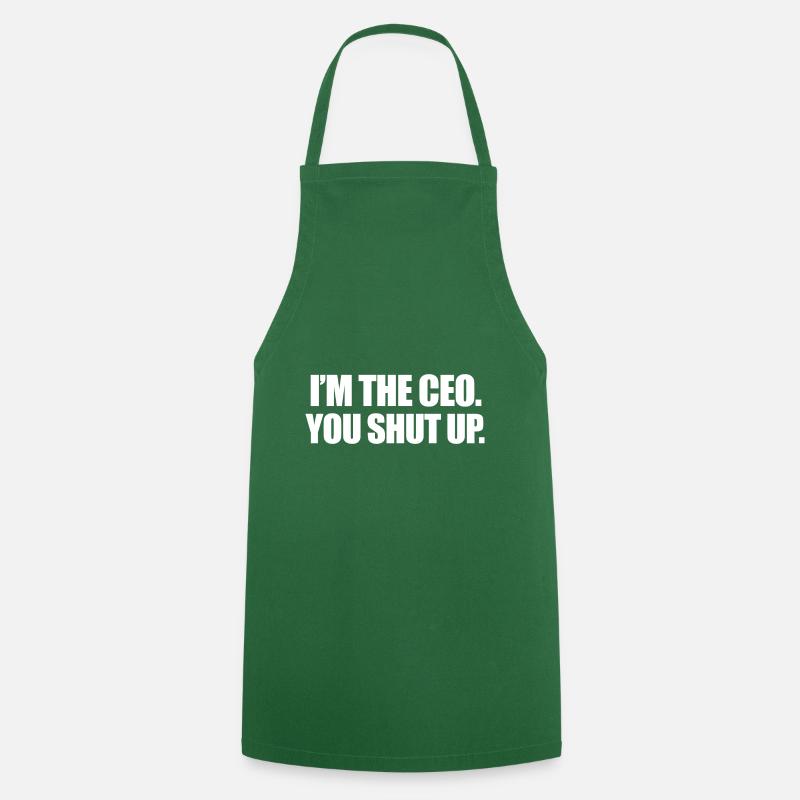 Je suis le PDG - Tablier de cuisine - vert foncé