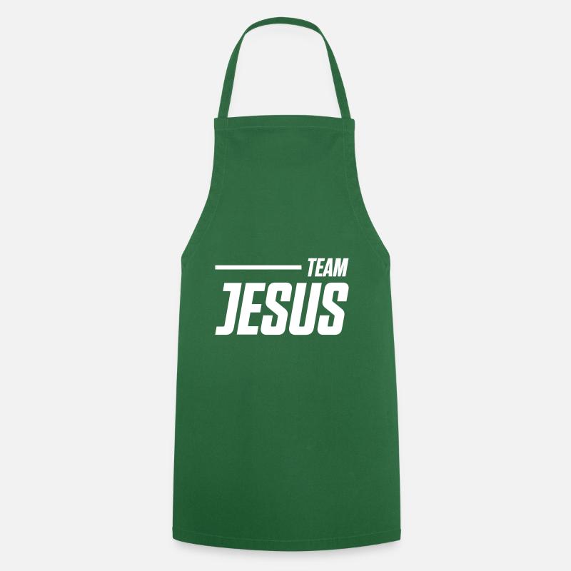 Team Jesus - Kochschürze - Grün