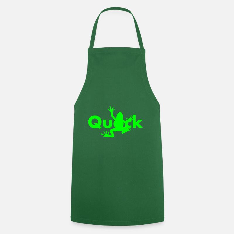 grenouille - Tablier de cuisine - vert foncé