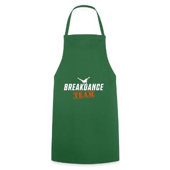 breakdance team - Cooking Apron - green - Front - AI Model Male 185 dark (185cm)