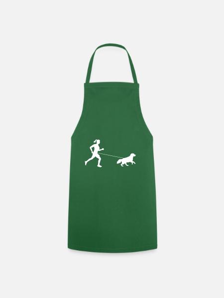 Geländelauf - Canicross - Hund - Hundesport - Kochschürze - Grün