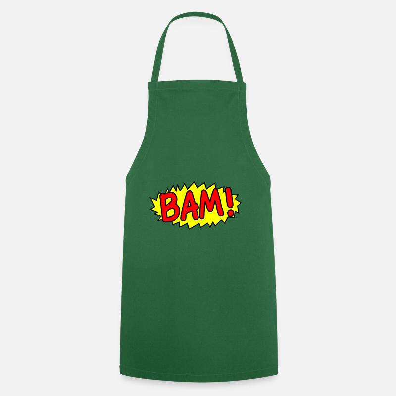 BAM! - Tablier de cuisine - vert foncé
