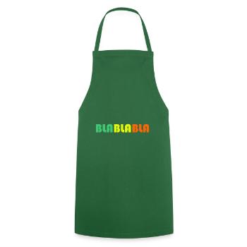 BLABLABLA - Tablier de cuisine - vert foncé - Devant - AI Model Male 185 dark (185cm)