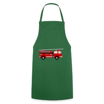 Feuerwehrauto Spielzeug Feuerwehr 112 - Kochschürze - Grün - Vorne - AI Model Male 185 dark (185cm)