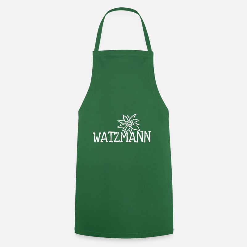 Edelweiss Watzmann - Tablier de cuisine - vert foncé