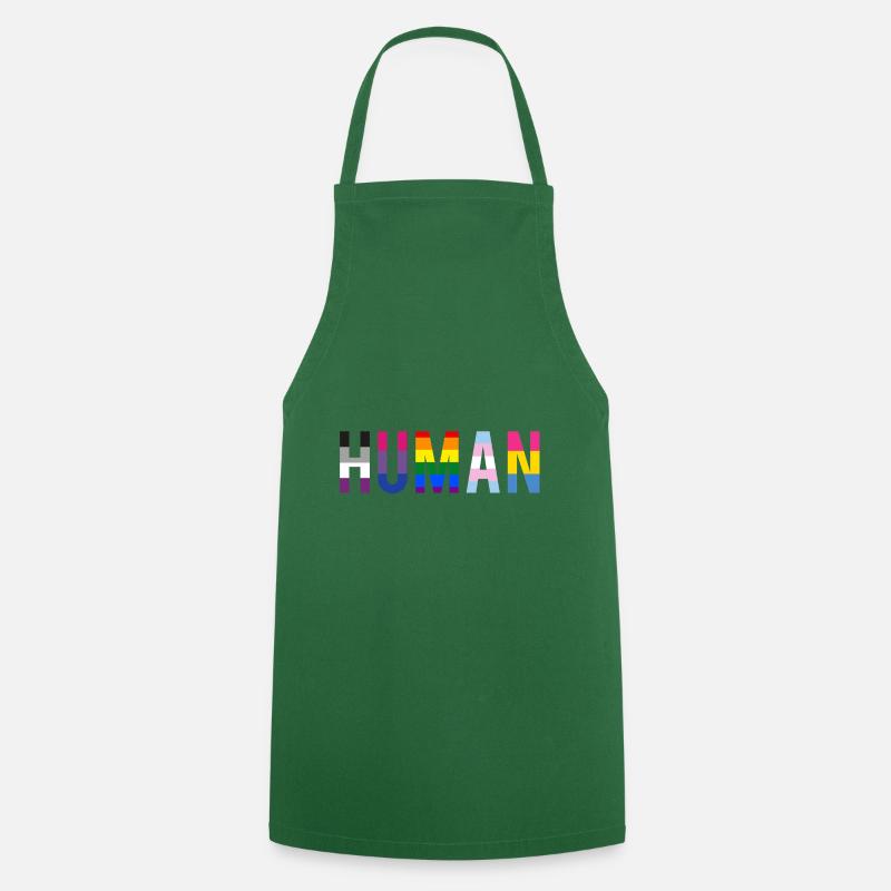 HUMAN - Tablier de cuisine - vert foncé